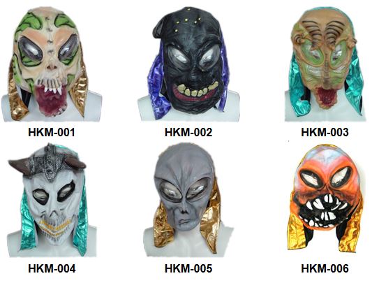Halloween Mask for Caucasian, African Decent, Black, Asian Market
